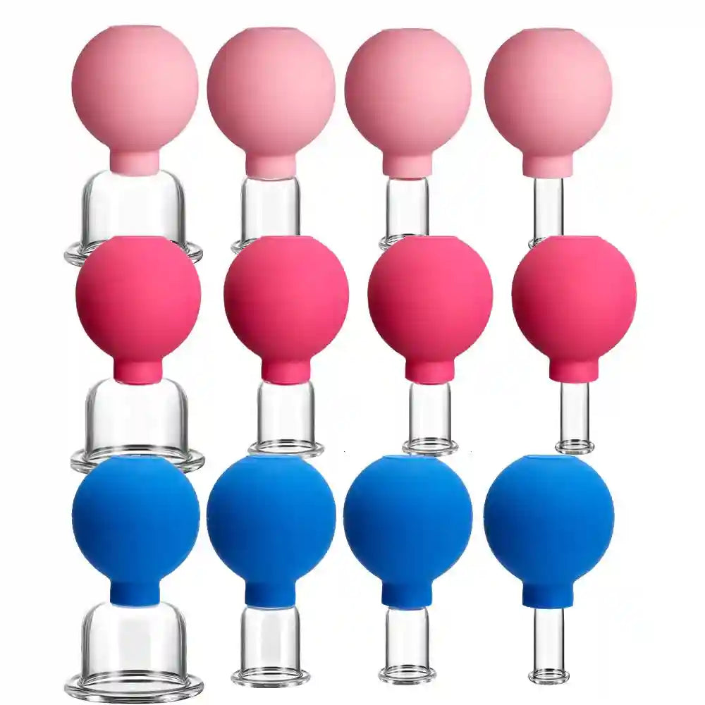 Facial Cupping Set for Skin Lifting and Anti-Wrinkle Massage Therapy Eye Massage Instrument Tidesmit