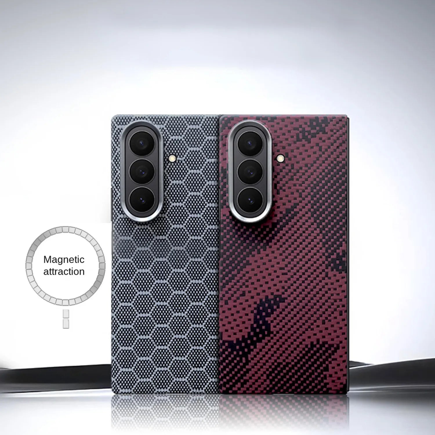 Samsung Galaxy Z Fold 7 Aramid Carbon Fiber Case - Slim Military Grade Protection Tidesmit