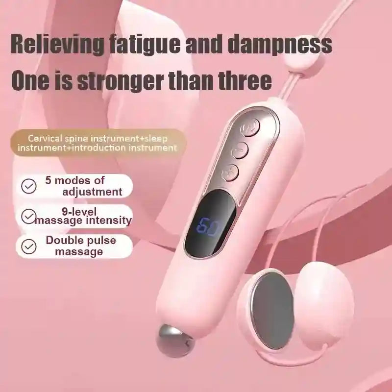 Eye Massage Instrument: 3-in-1 Rechargeable Heat Therapy Device - Pink Eye Massage Instrument Tidesmit