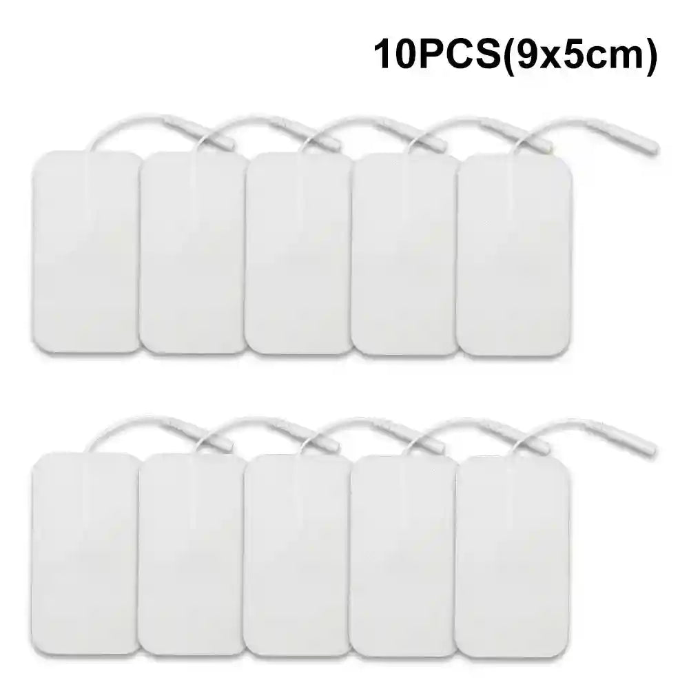 TENS Unit Electrode Replacement Pads - Medical Grade Self-Adhesive Set Massage Roller 10pcs(5 pack)5x9cm Tidesmit