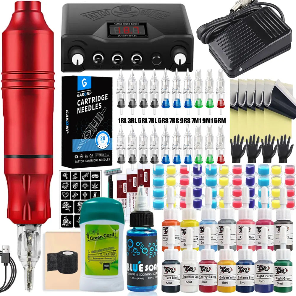Fascia Gun Percussive Therapy Massager for Deep Tissue Muscle Recovery Fascia Gun 14Ink Pen Kit 2 Tidesmit