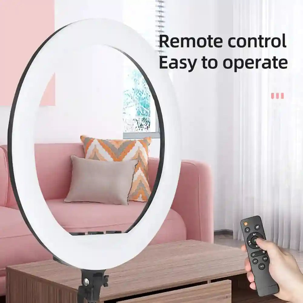 21-Inch LED Ring Light with Adjustable Color Temperature and Tripod Kit Tidesmit