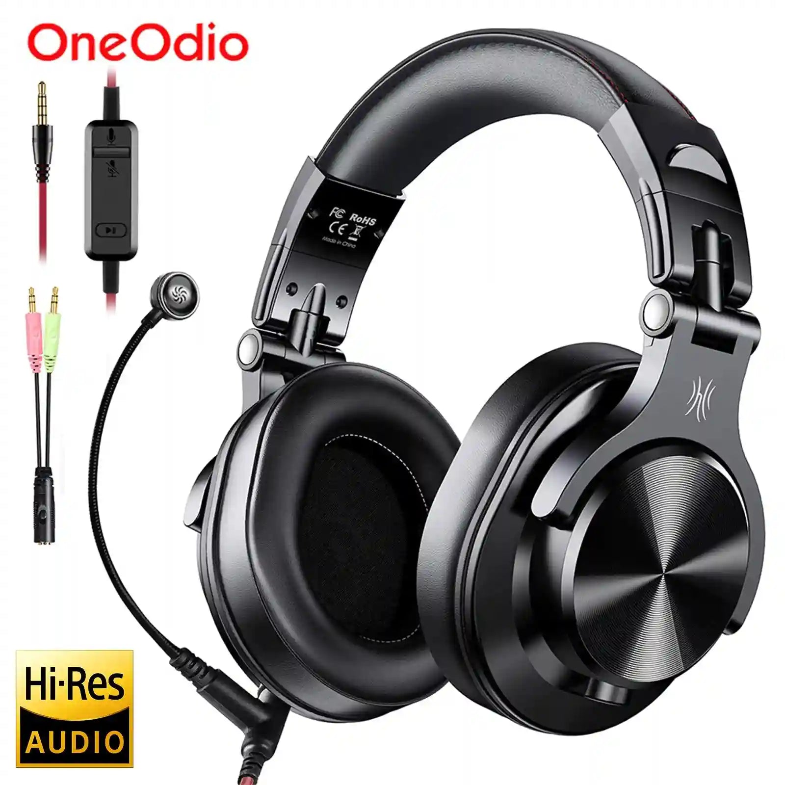 Wired Over-Ear Gaming Headset with High-Definition Microphone Tidesmit