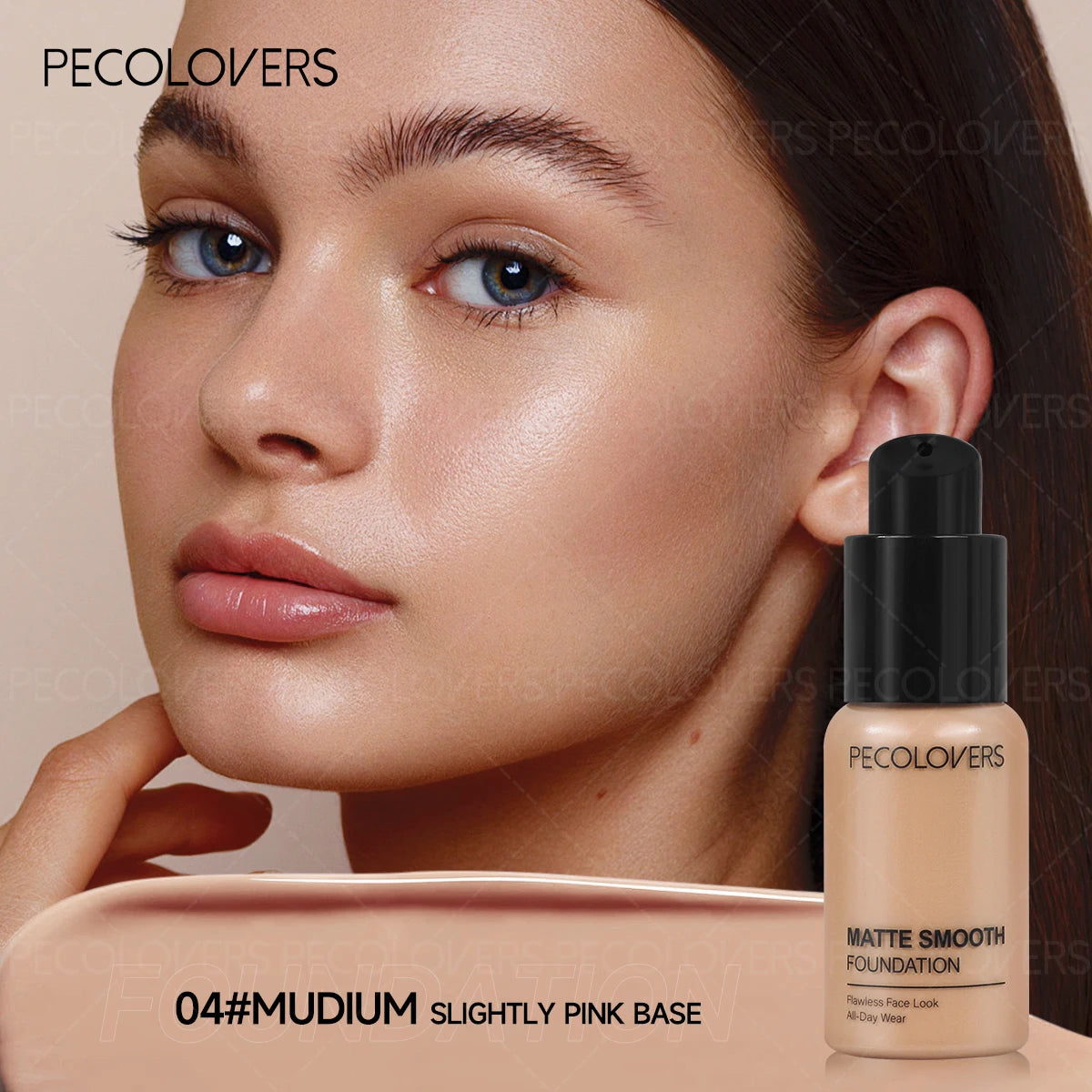 Tidesmit full coverage face foundation for oil control in a waterproof long-lasting formula for all skin tones