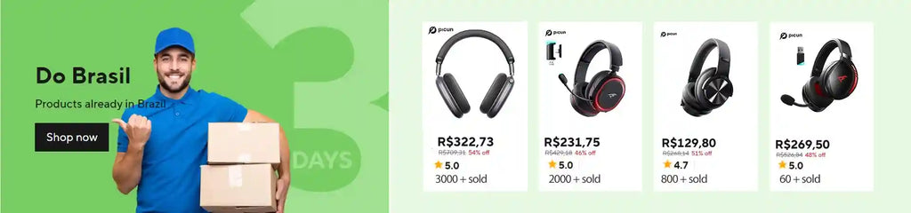 Wireless Gaming Headphones with Low Latency Audio and RGB Lights Tidesmit