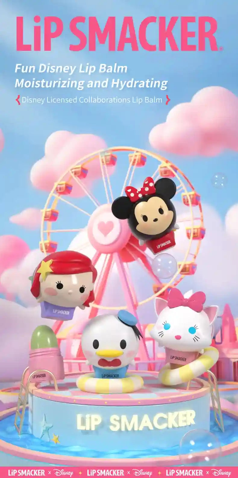 Disney Tsum Tsum Lip Balm | Nourishing Moisturizing Lip Treatment Lip Care Tidesmit