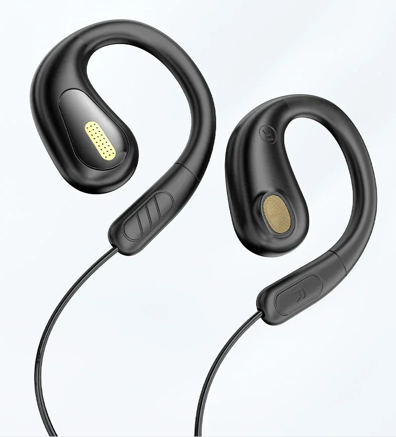 Tidesmit Open Ear Gaming Headset | Wired ENC Mic | 3.5mm & Type-C Options Tidesmit