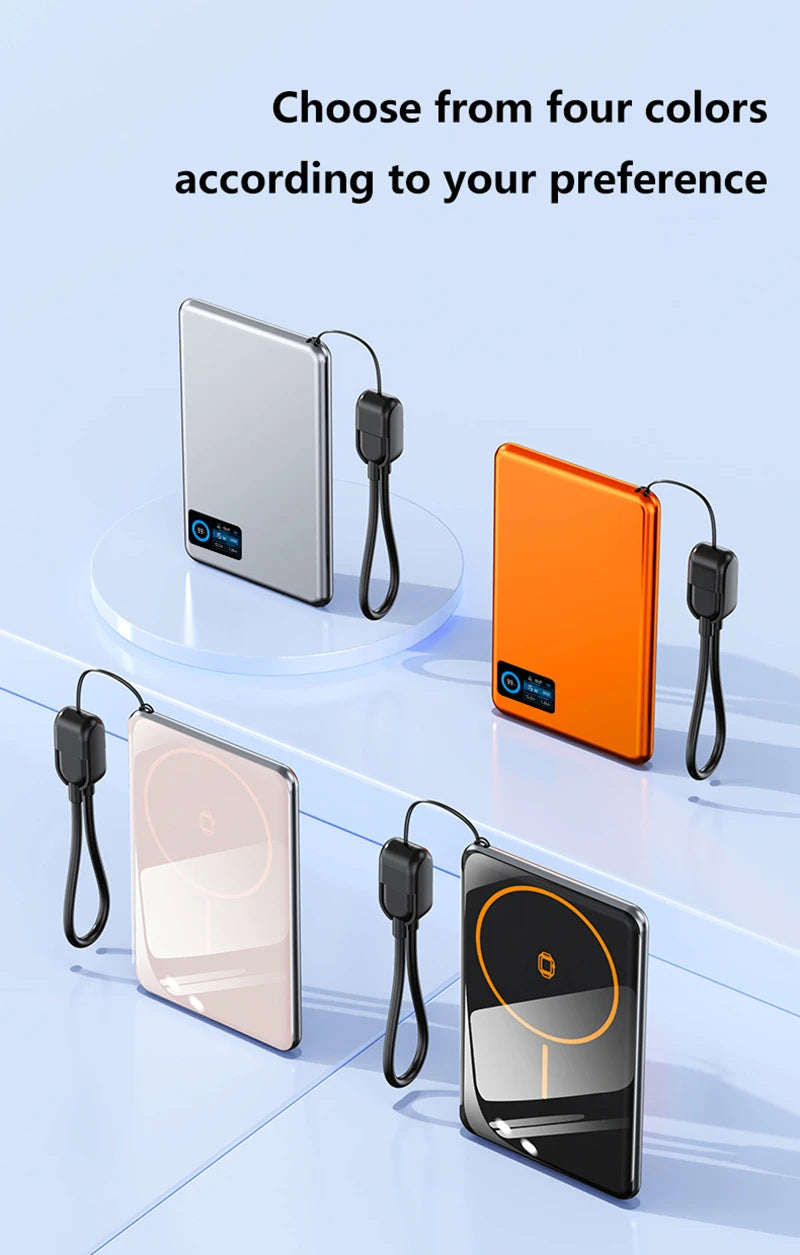 Tidesmit 50000mAh Magnetic Power Bank: Fast Charging Portable Charger Tidesmit