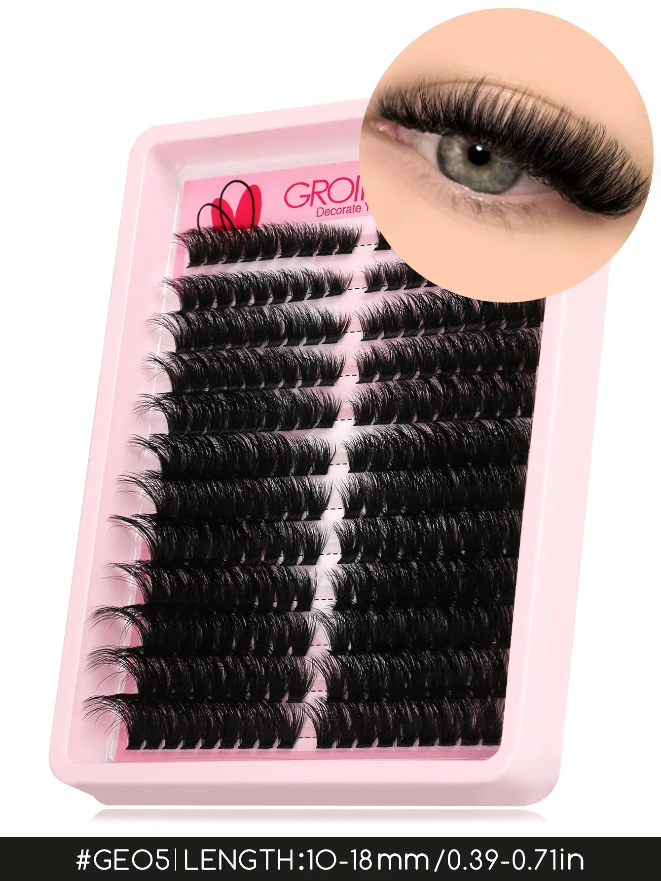 Wispy False Eyelash Clusters - DIY Salon-Quality Cat Eye Set False Eyelashes Lashes Clusters 05 Tidesmit