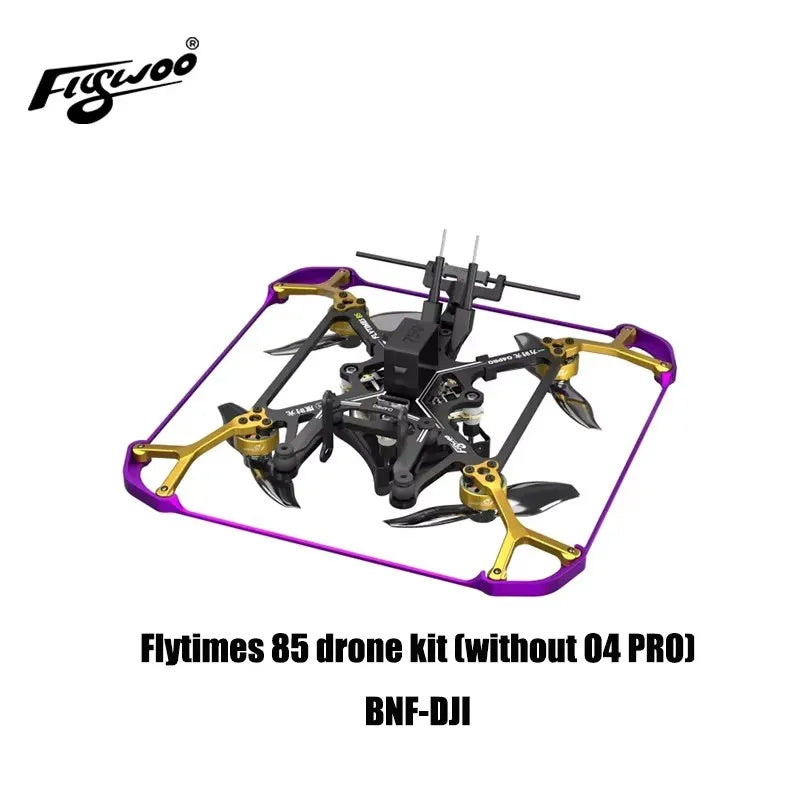 Flywoo Flytimes 85 HD O4 Pro: 2S Micro Racing FPV Drone 4 Tidesmit