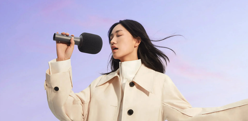 Mijia K-Song Microphone wireless bluetooth 5.1 DSP Noise Cancellation Stereo Sound Effect Double Duet with 9 Kinds Sound CN
