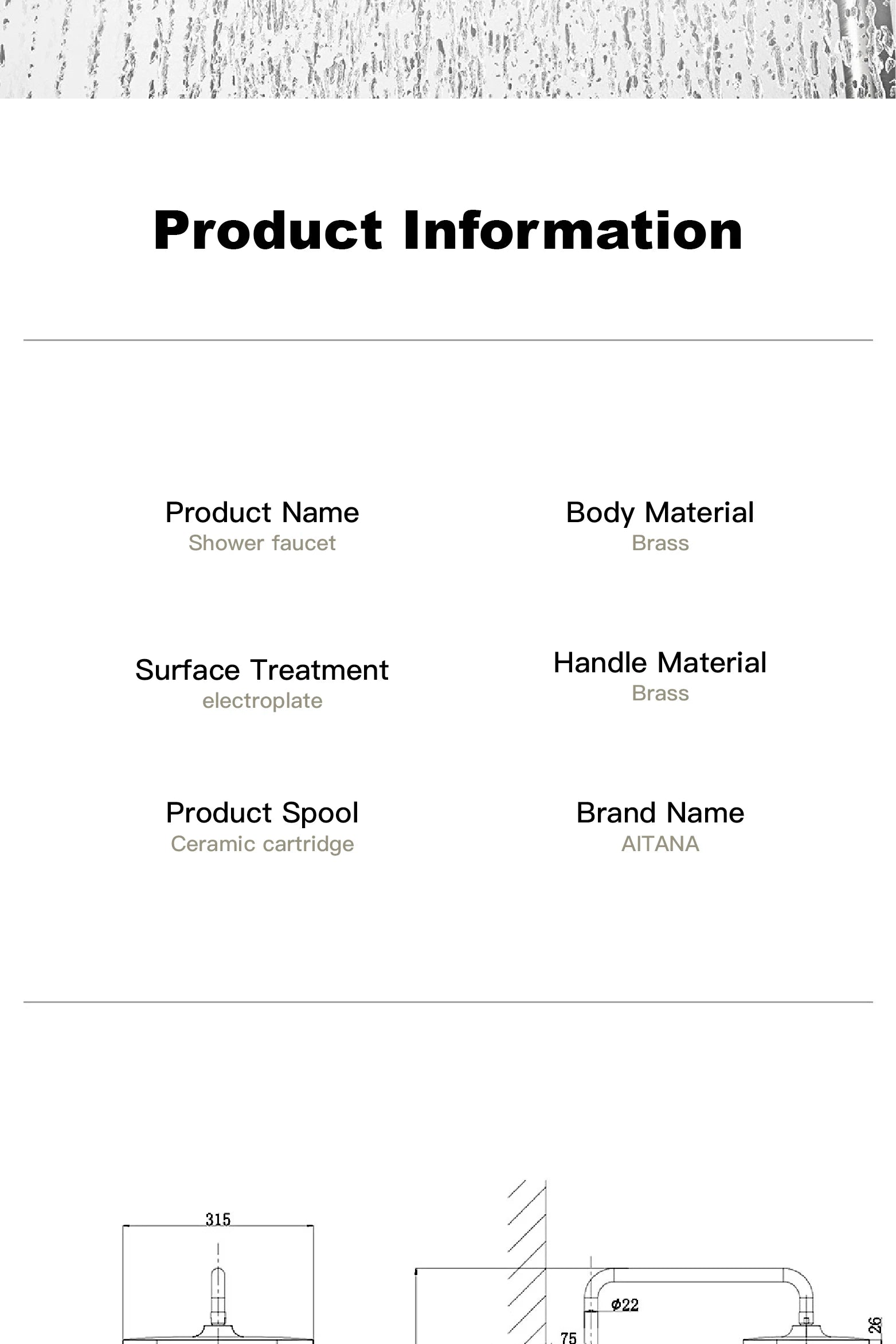 Luxury Brass Gun Gray Shower System Intelligent LED Digital Display Constant Temperature Design, Dual Control Bathroom Faucet