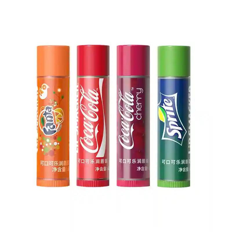 Coca-Cola Lip Balm Set – Color Changing Moisturizing Lip Care Treatment Lip Care set 1 Tidesmit