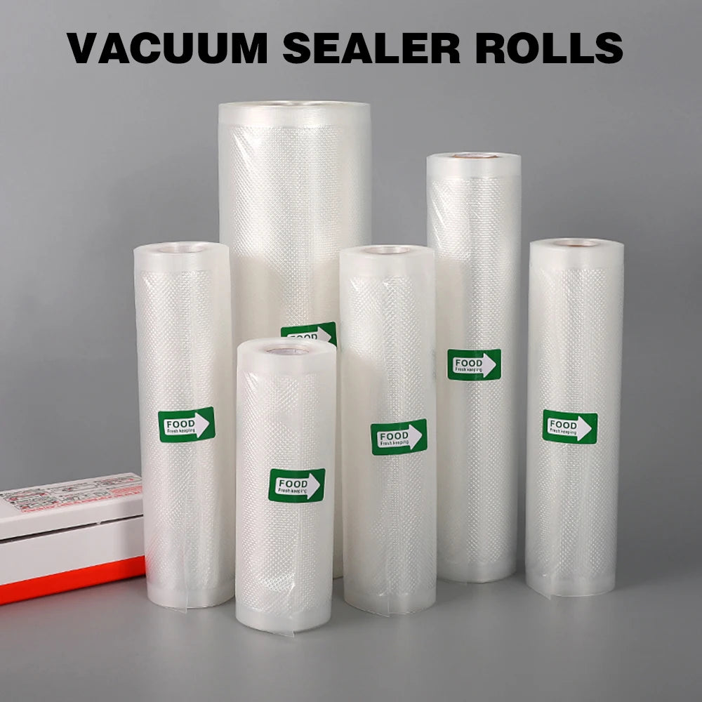 1 Roll 500cm Vacuum Sealer Bags, Food Saver Bags, Household Vacuum Packing Bag, Sous Vide Roll Bags For Food Storage Vacuum