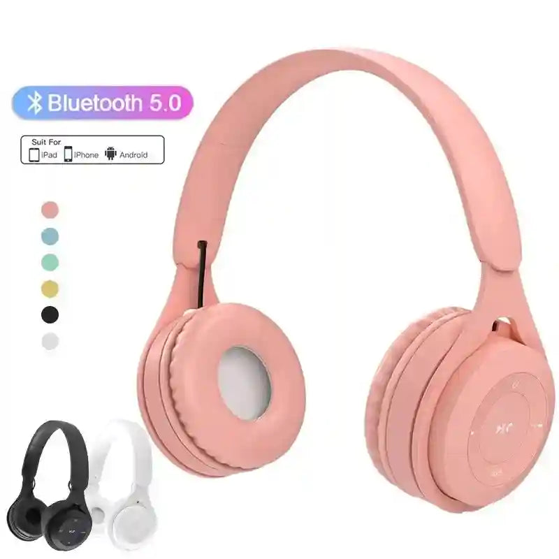 Wireless Headphones Over-Ear Foldable Gaming Headset with Mic Tidesmit