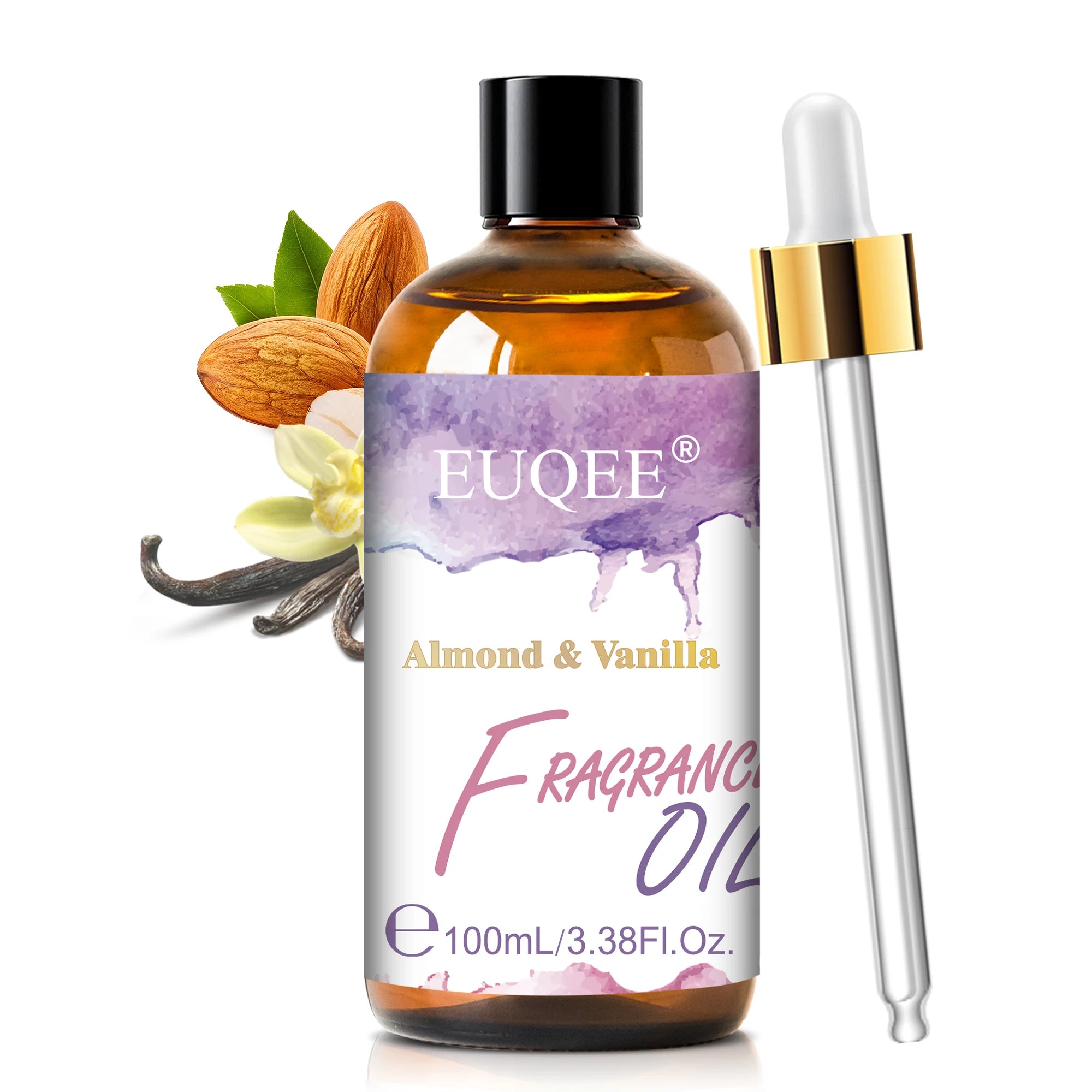 EUQEE 100ml Premium Fragrance Oil Coconut Vanilla White Musk Freesia Aroma Fragrance Oils For Diffuser Humidifier Candle Making