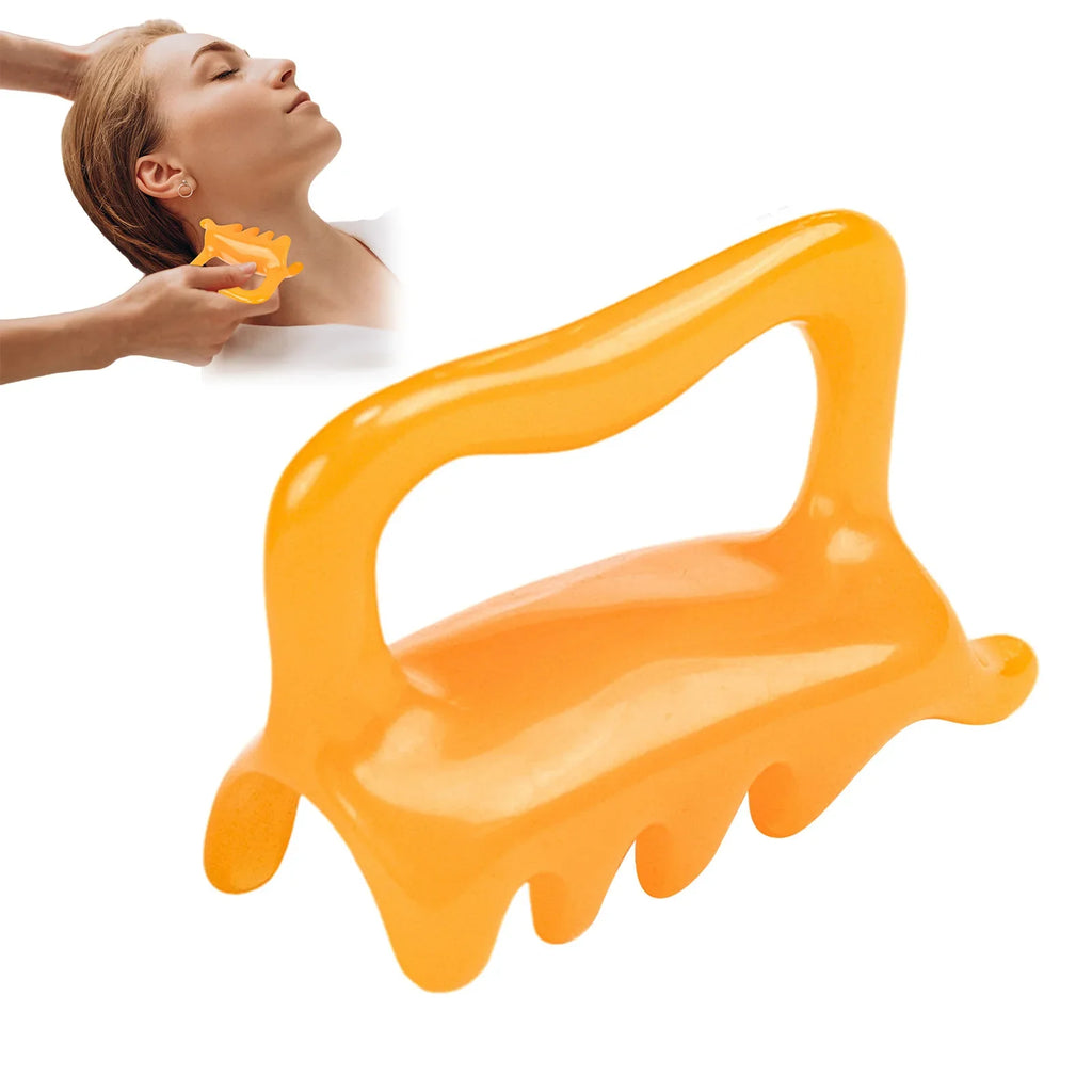 Back Massage Tool - Amber Wood Manual Spinal Meridian Rod Back Massage Instrument Yellow China Mainland Tidesmit