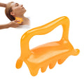 Back Massage Tool - Amber Wood Manual Spinal Meridian Rod Back Massage Instrument Yellow China Mainland Tidesmit