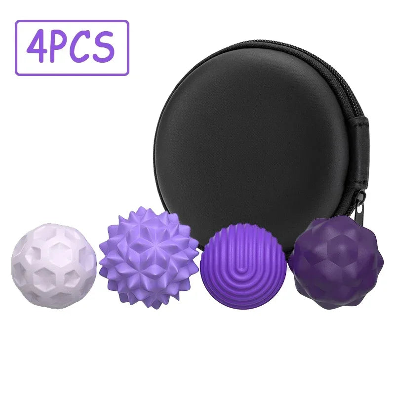 Magnetic Massage Balls for Hand Therapy - Portable Stress Relief Set Relaxation Treatment Tidesmit