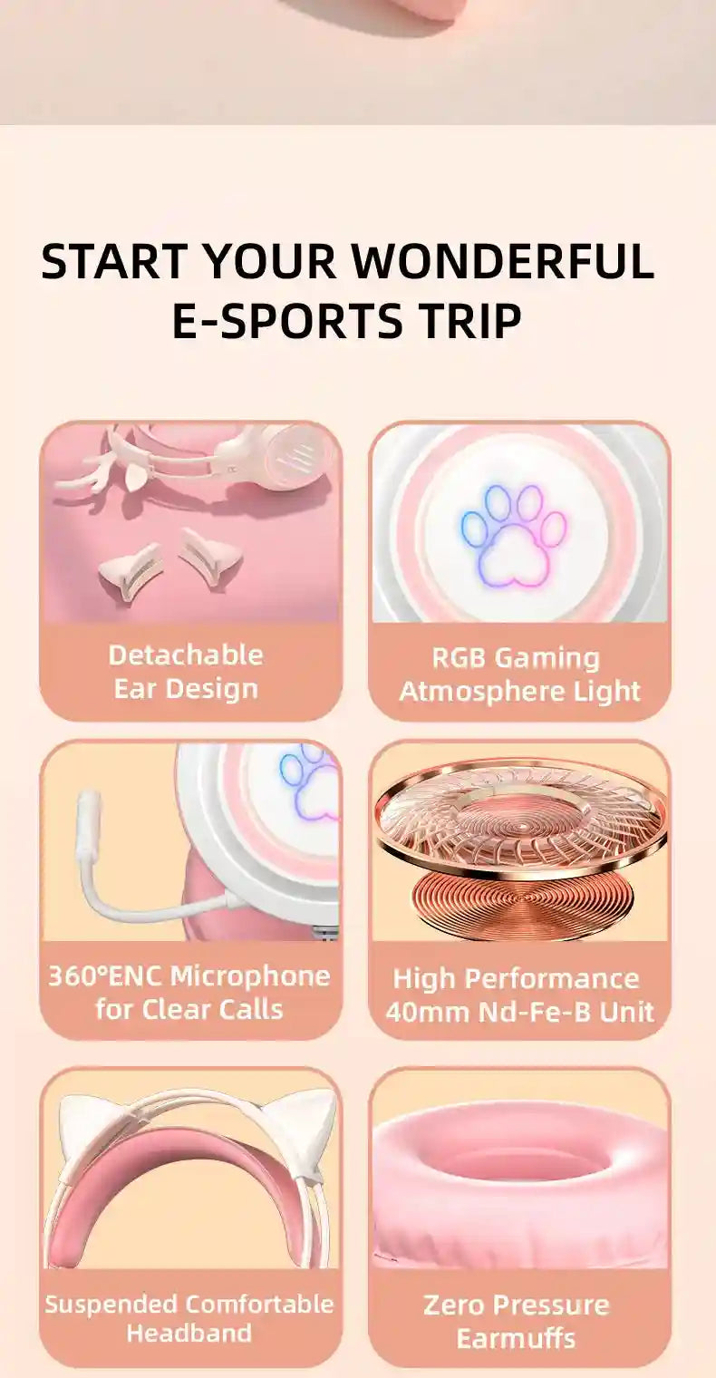 Wired Gaming Headphones: Noise-Canceling Over-Ear Audio - SY-G35 Series Tidesmit