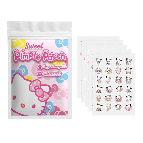 Tidesmit 120PCS Hello Kitty hydrogel acne patches for effective facial blemish removal and spot concealing