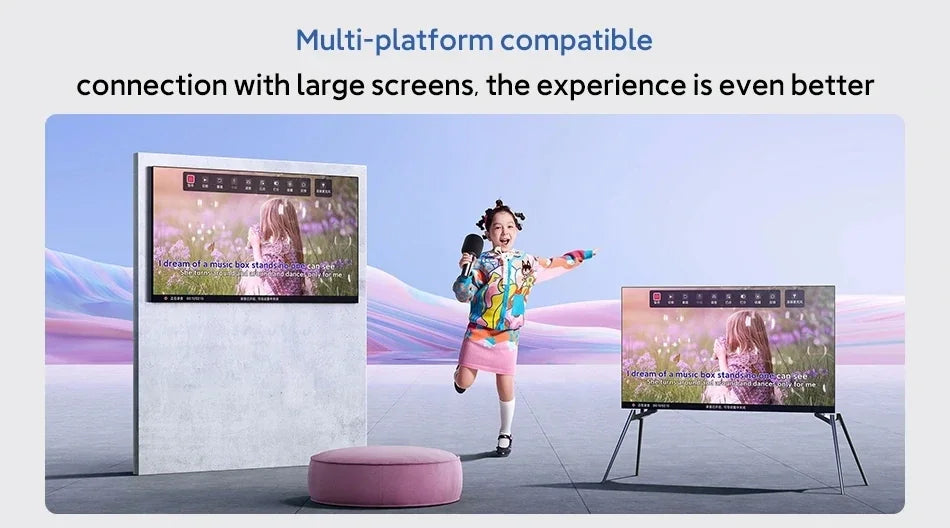 Mijia K-Song Microphone wireless bluetooth 5.1 DSP Noise Cancellation Stereo Sound Effect Double Duet with 9 Kinds Sound CN