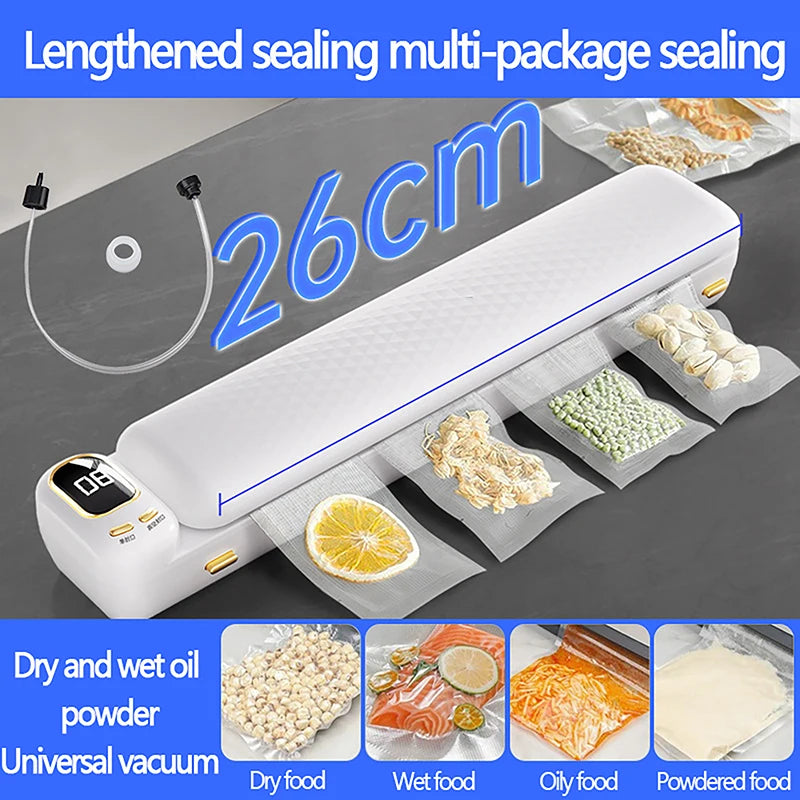 ★▲Vacuum Sealing Machine Hose Sealer Machine Pipe Automatic Food Sealer External Pumping Tube