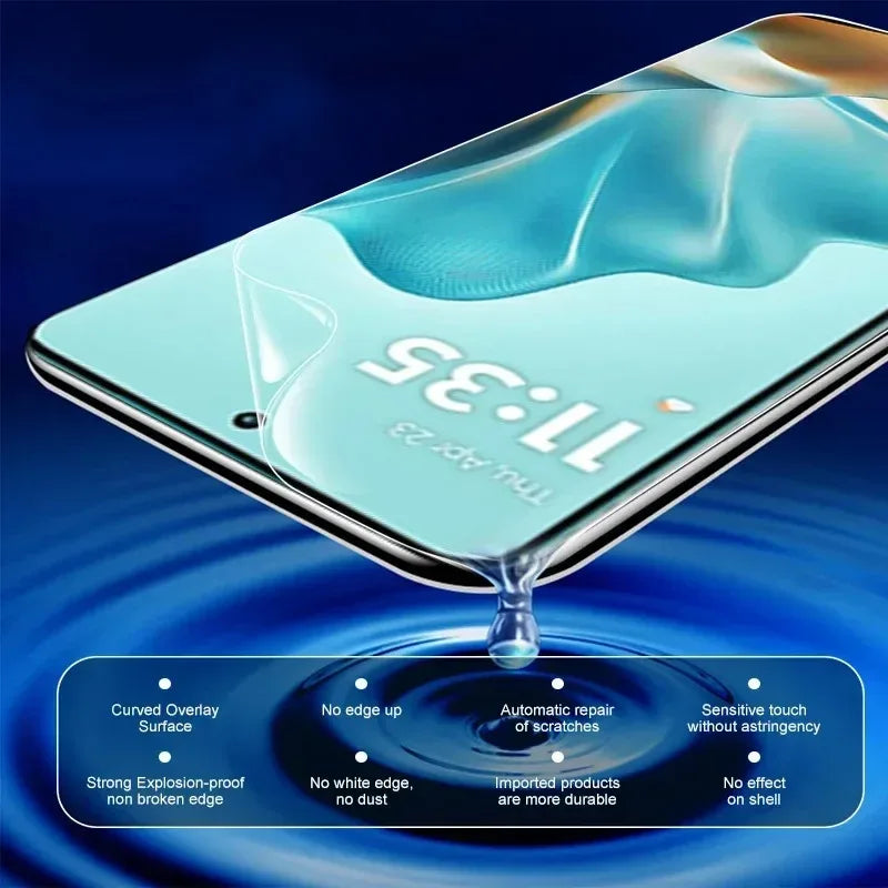 Oppo Screen Protector Hydrogel Film Full Coverage - 5 Pack Tidesmit