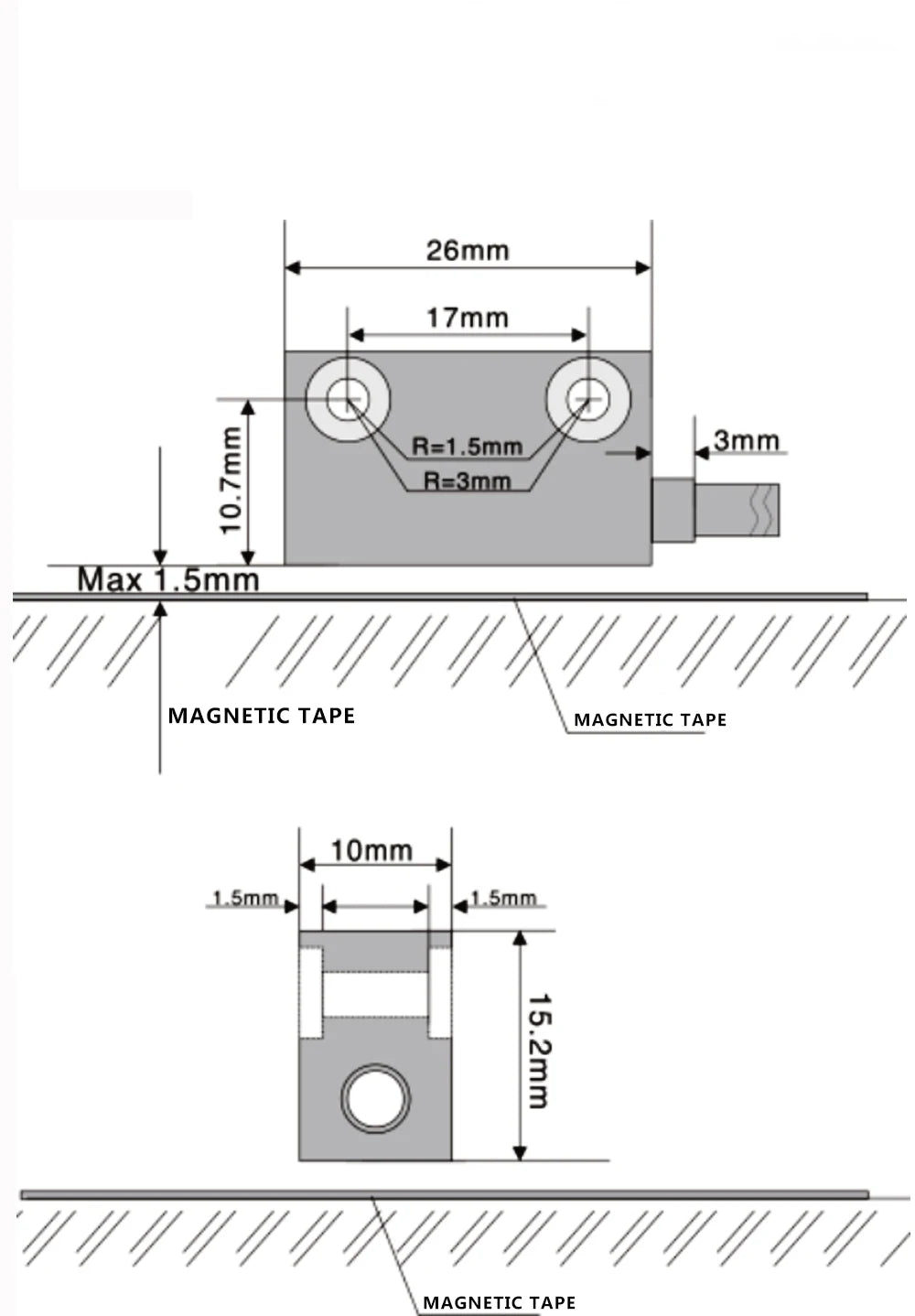 High Quality LCD 3 Axis DRO Magnetic Linear Displacement Scale Sensor CNC Encoder Woodworking Machine Lathe