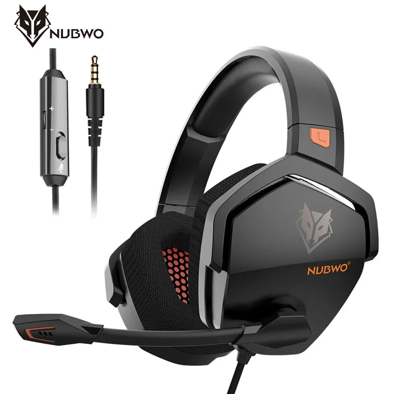 Gaming Headset for PS5 Xbox PC with Noise Canceling Mic - Over-Ear Comfort Tidesmit