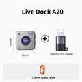 A20 Audio Interface for Live Streaming | Portable Wireless Recording Dock A20 add lightning Tidesmit