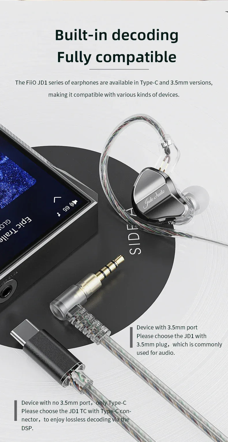 Tidesmit Wired Bass Gaming Earbuds with Mic | Type C & 3.5mm Options Tidesmit