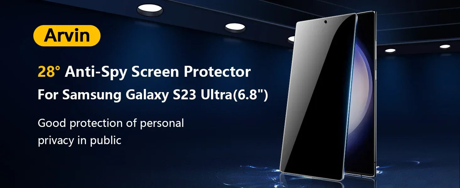1-3PCS Anti-Spy Tempered Glass for Samsung Galaxy S24 S23 S22 S21 Ultra 3D Full Coverage Privacy Screen Protector Tidesmit
