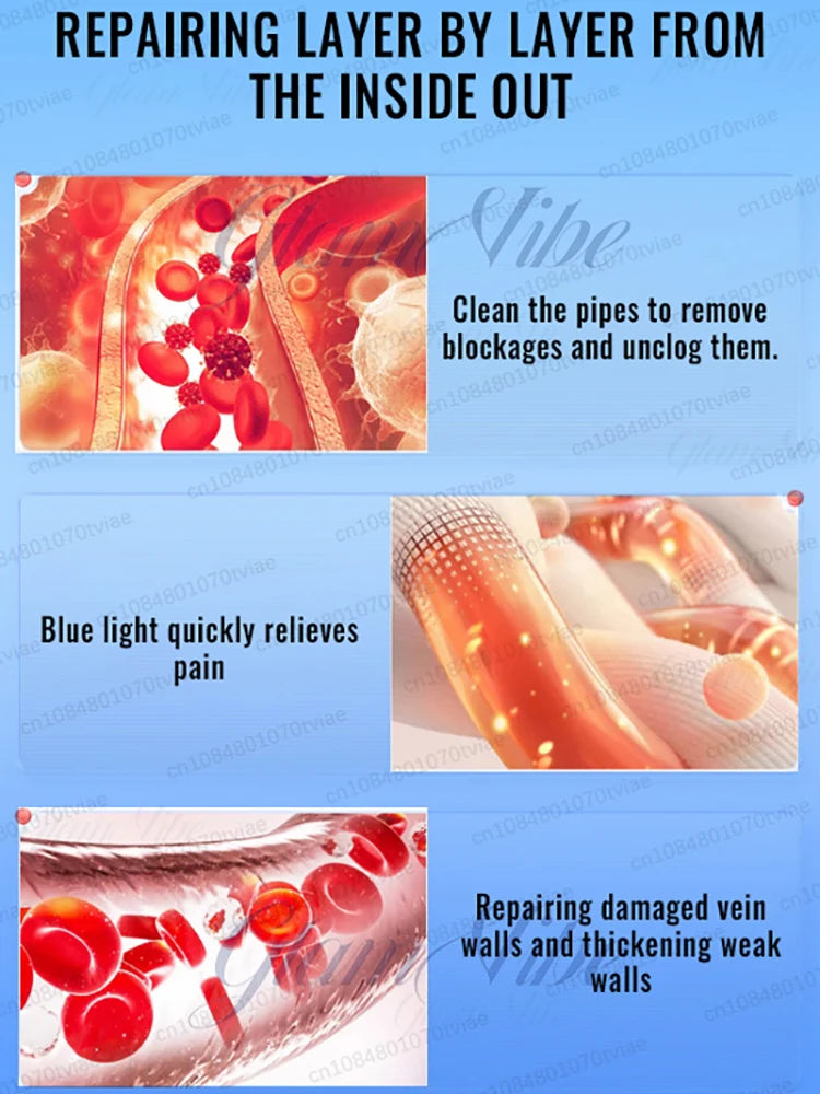 Blue Light Therapy Pen for Muscle Relief | Portable Wellness Tool Relaxation Treatment Tidesmit
