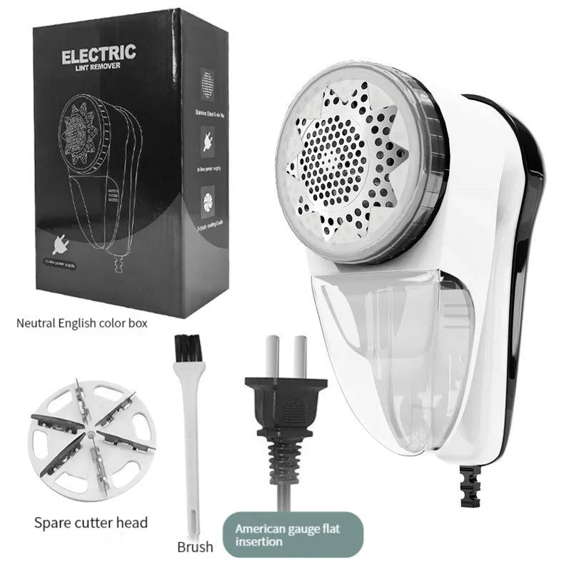 Tidesmit rechargeable electric fabric lint remover featuring a high-precision blade for professional fuzz removal
