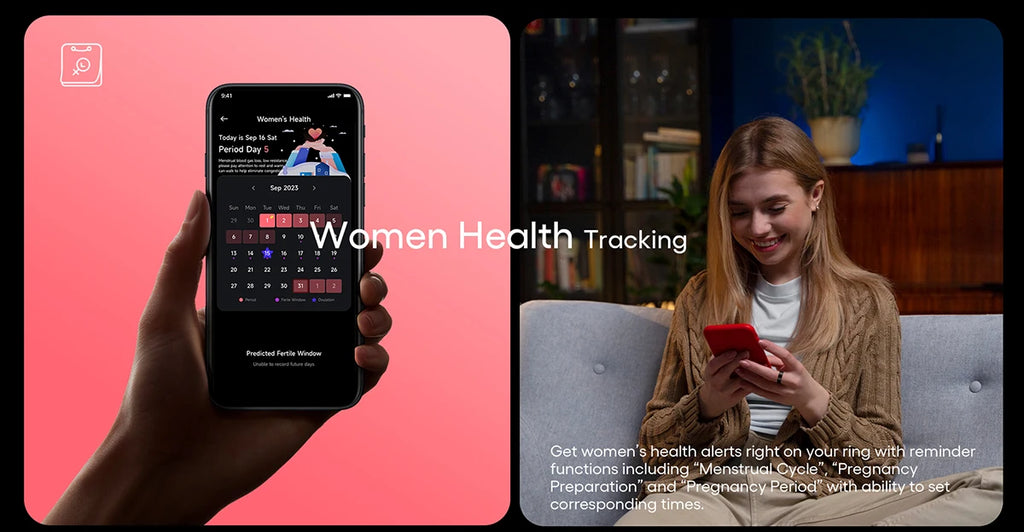 Trendy X3B Smart Ring HRV Heart Rate Monitor Sleep Tracker Women's Health Fitness Sensor