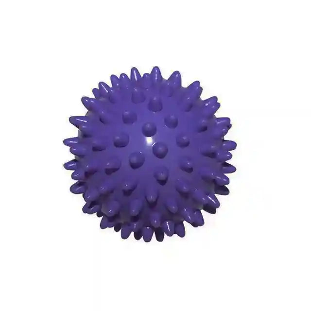 Spiky Massage Ball for Myofascial Release - 7.5cm Portable Wellness Tool Relaxation Treatment Purple Tidesmit