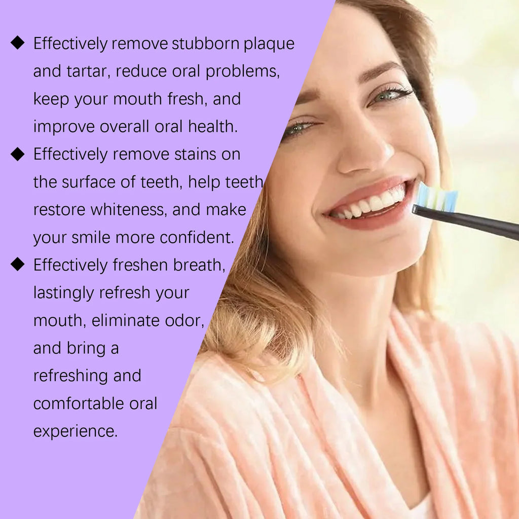 Tidesmit purple niacinamide teeth whitening toothpaste for plaque reduction and fresh breath