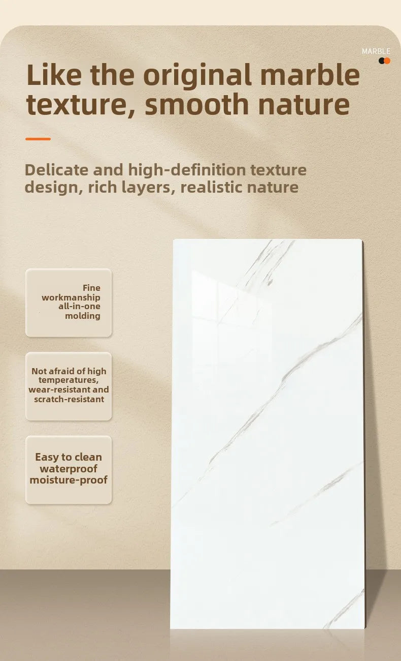 Self adhesive imitation ceramic tile imitation marble sanitary kitchen wall decoration waterproof and moisture-proof stickers