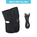 Electric Heating Knee Brace - 3 Temperature Levels USB Powered Fascia Gun USB Plug-in Tidesmit