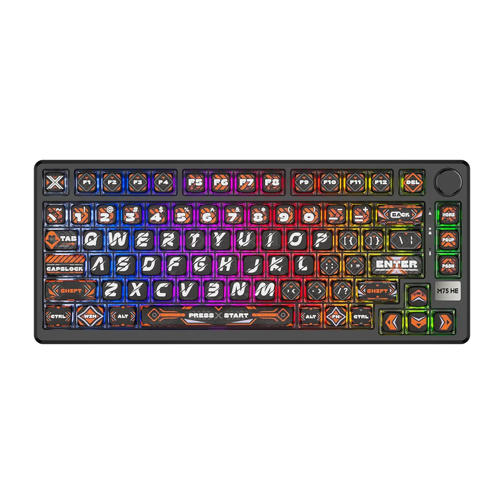 ROYAL KLUDGE RK M75 HE Magnetic Switch Mechanical Keyboard Rapid Trigger 0.01mm 75% RGB Hot Swap Gasket E-Sports Gaming Keyboard