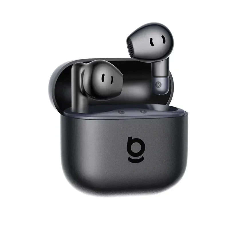 Wireless Earbuds Bluetooth 5.3 with AI ENC & 40H Battery | Tidesmit Cosmic Black Tidesmit