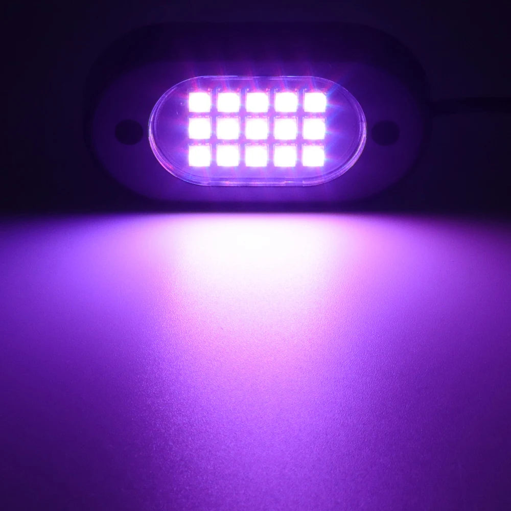 LED Rock Lights for Trucks | 4-12 Pod RGB App-Controlled Underglow Kit Tidesmit