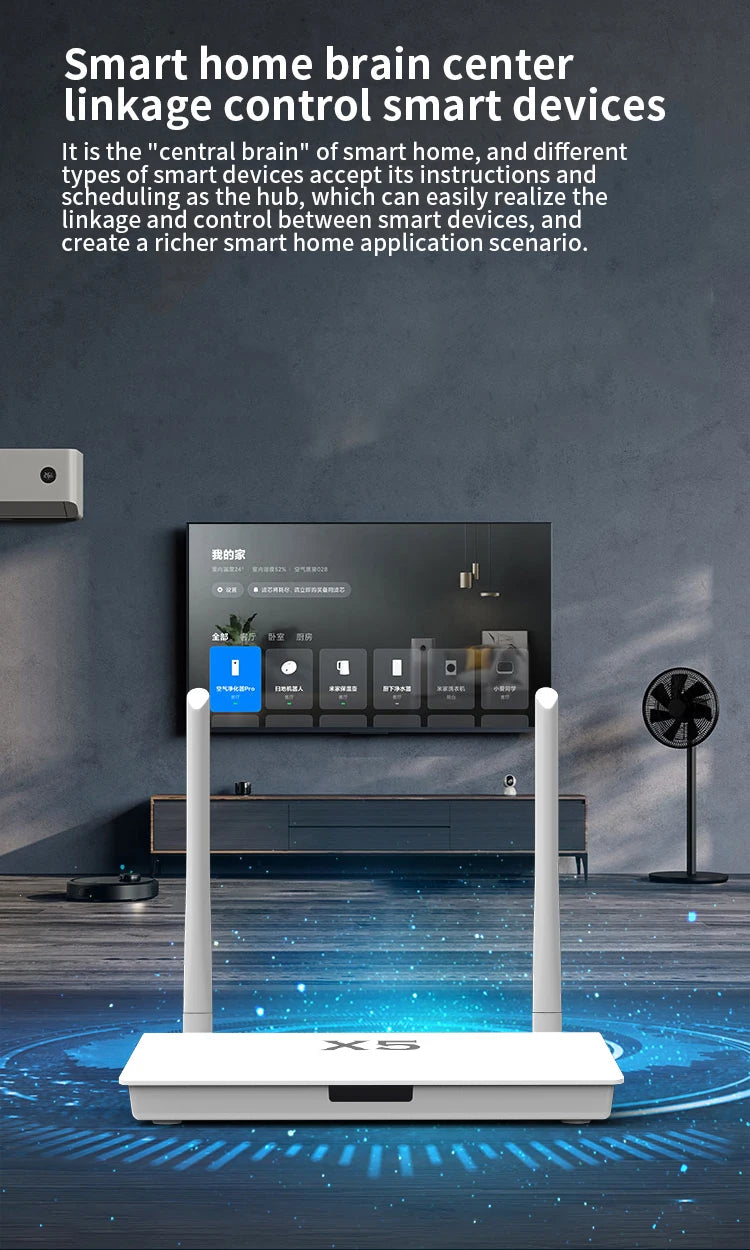 Tidesmit Zigbee Bluetooth Gateway Hub 2-in-1 Dual Band Smart Controller Tidesmit