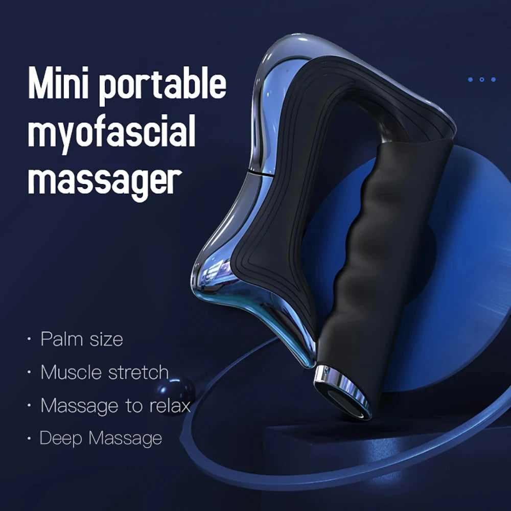Electric Fascia Massage Blade - White Portable Deep Tissue Massager Body Shaping Massage Equipment Tidesmit