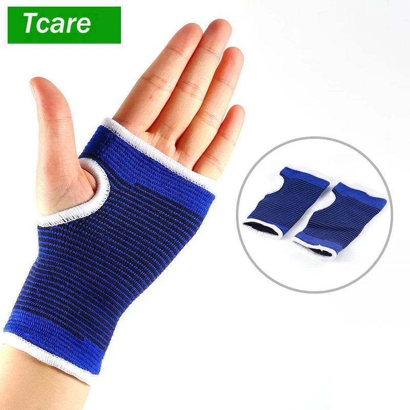 Tcare 1Pair Wrist Hand Brace Gym Sports Support Wrist Gloves Hand Palm Gear Protector Carpal Tunnel Tendonitis Pain Relief New