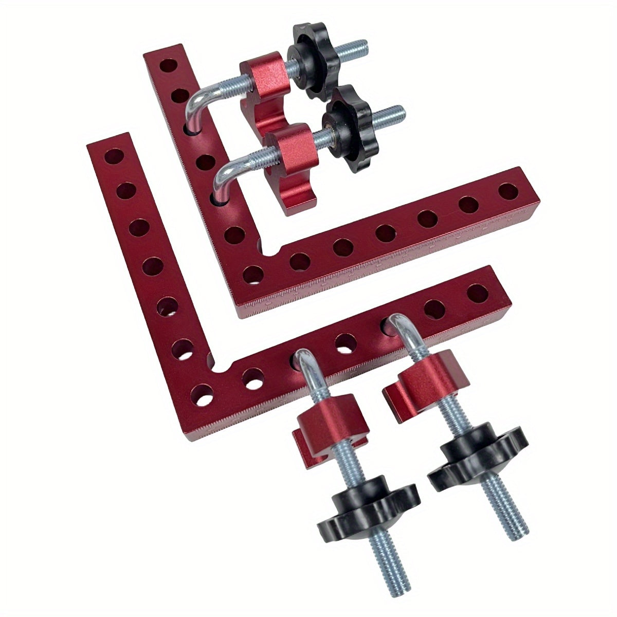 3/6pcs 90 Degree Positioning Squares Right Angle Clamps - Corner Clamps for Woodworking Tools, Right Angle Clamp, Drawers
