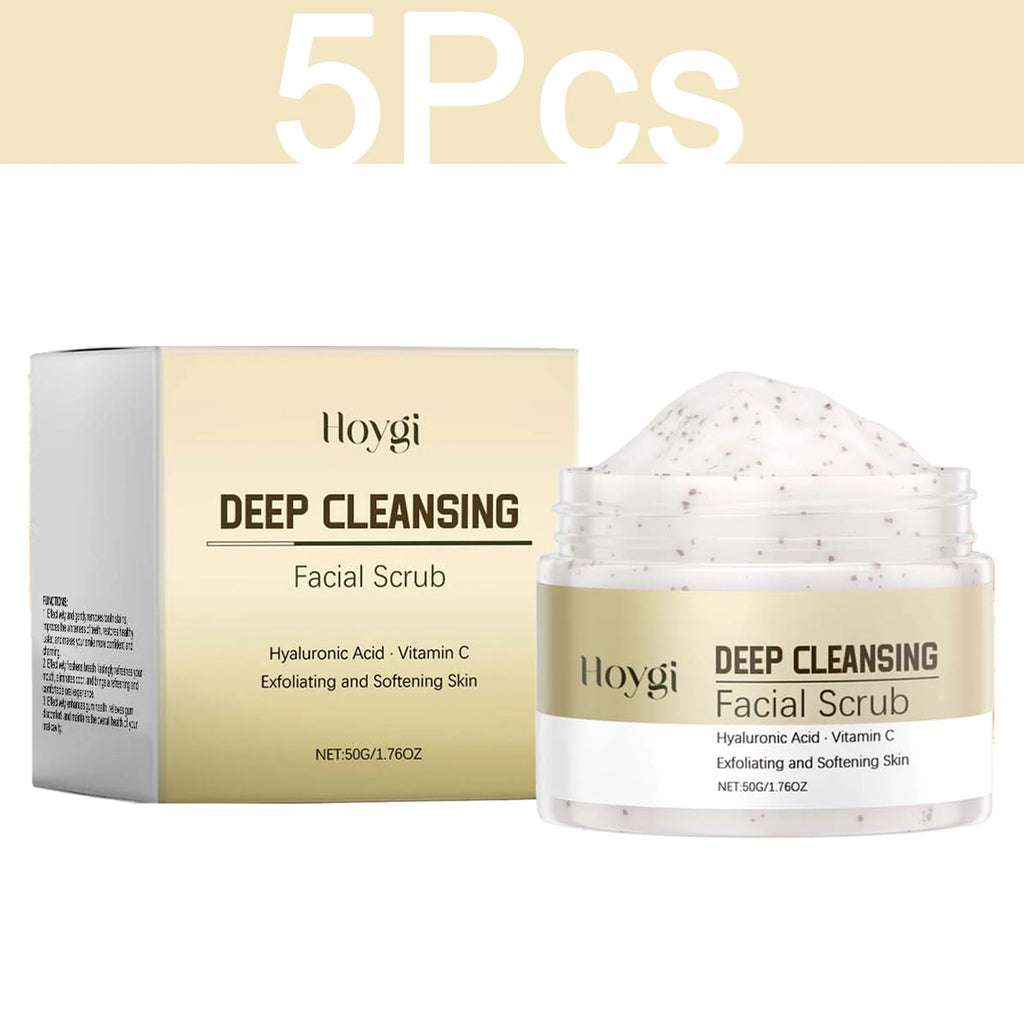 Facial Exfoliating Scrub for Deep Pore Cleansing | Tidesmit EU Scrubs Treatments 5 Pcs Tidesmit