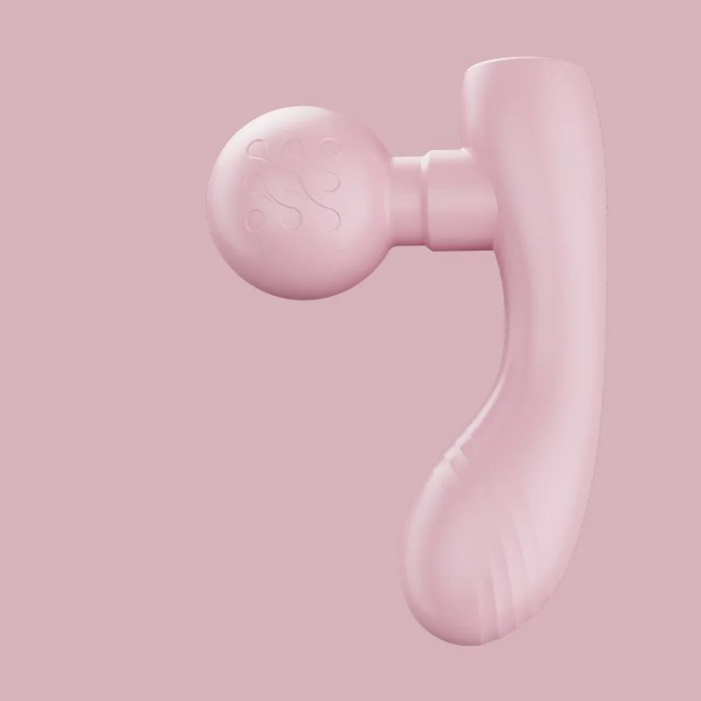 Fascia Gun Portable Deep Tissue Massager - Compact Rechargeable Recovery Fascia Gun Pink Tidesmit