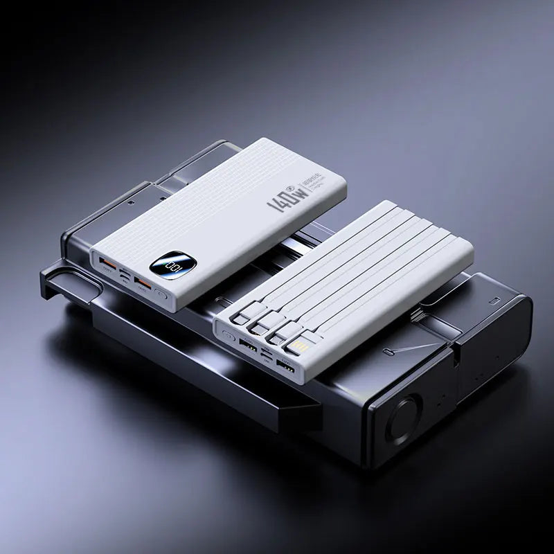 Tidesmit 200000mAh Portable Power Bank - Fast Charging USB-C Travel Battery Tidesmit